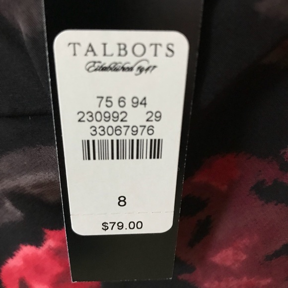 Talbots Silk blouse size8 - Picture 3 of 3